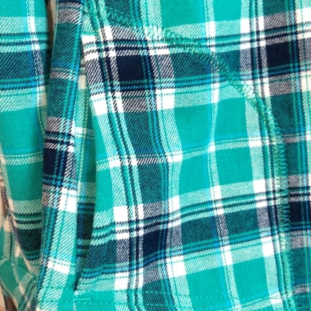 ORVIS Fleece Lined Plaid Flannel Shacket Sz S - Picture 3 of 9